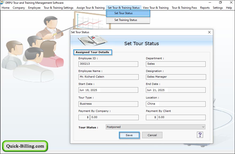 Tour and Training Pass Tour and Training Management Software